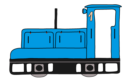 Ilustrační obrázek lokomotivy
