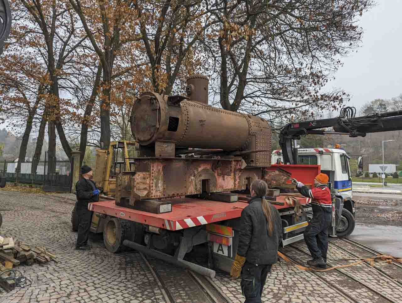 Výkres parní lokomotivy - Oprava parní lokomotivy Donio.cz