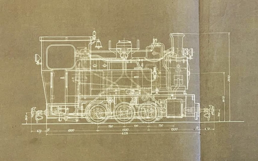 Výkres parní lokomotivy - Oprava parní lokomotivy